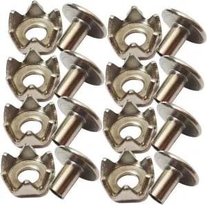 100pcs Stainless Steel Shoes Pegs for Winter Sports Snow Boots Anti-Slip Spikes