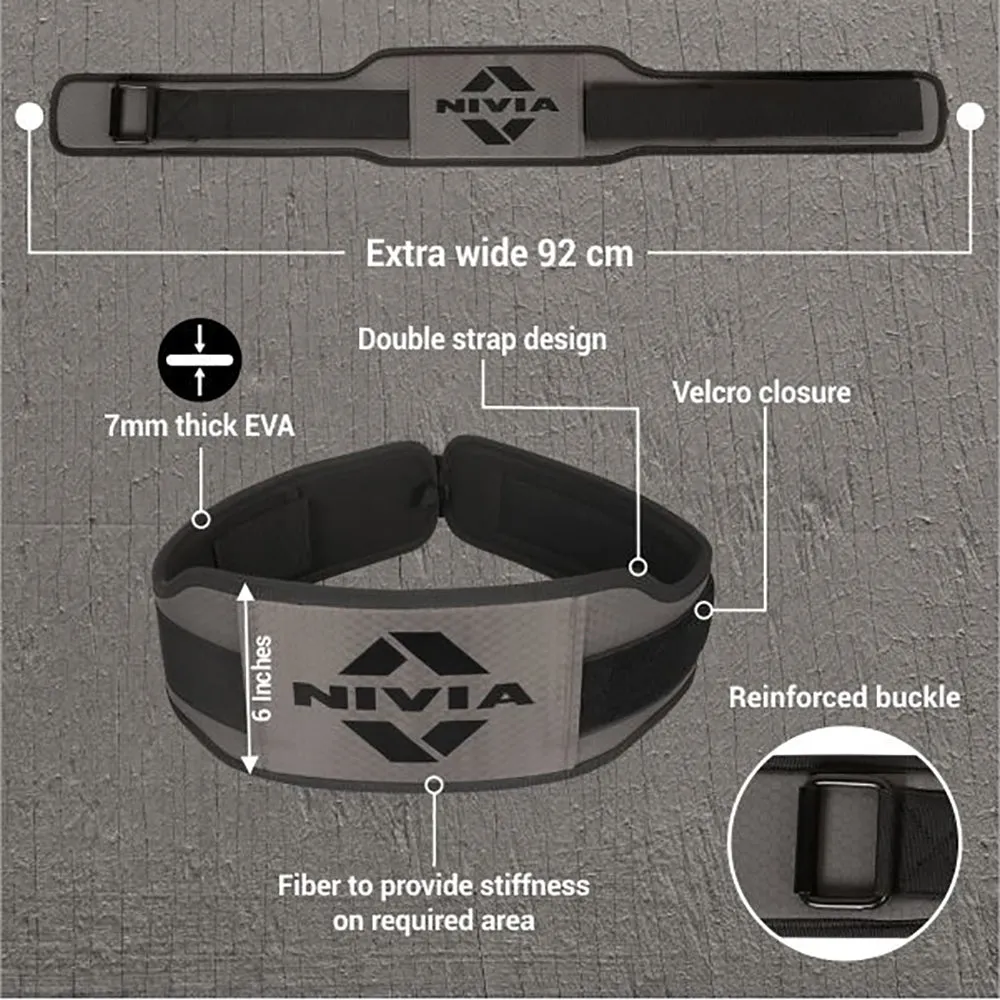6" Quick-Lock Wide Weightlifting Gym Belt