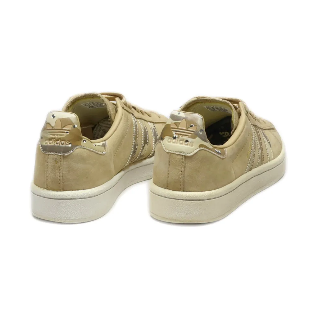 Adidas Campus Low-Top Sneakers Suede Brown Colour For Women