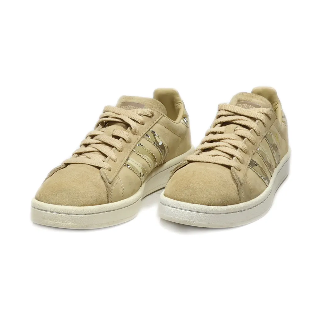 Adidas Campus Low-Top Sneakers Suede Brown Colour For Women