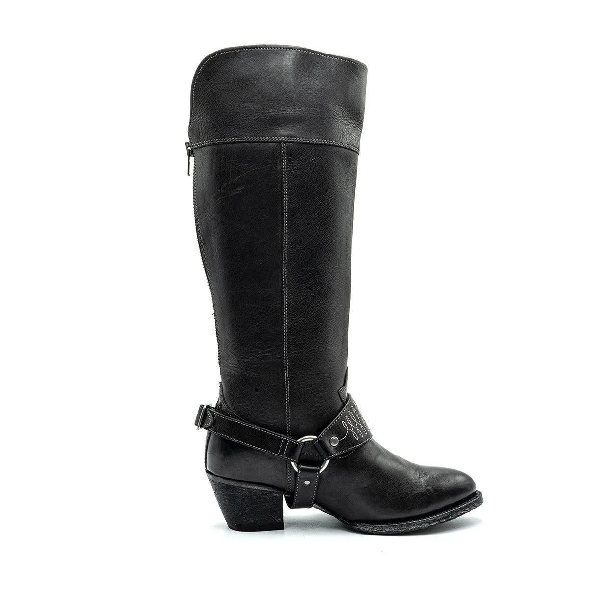 Ariat Western High Boots Leather Brown Colour For Women