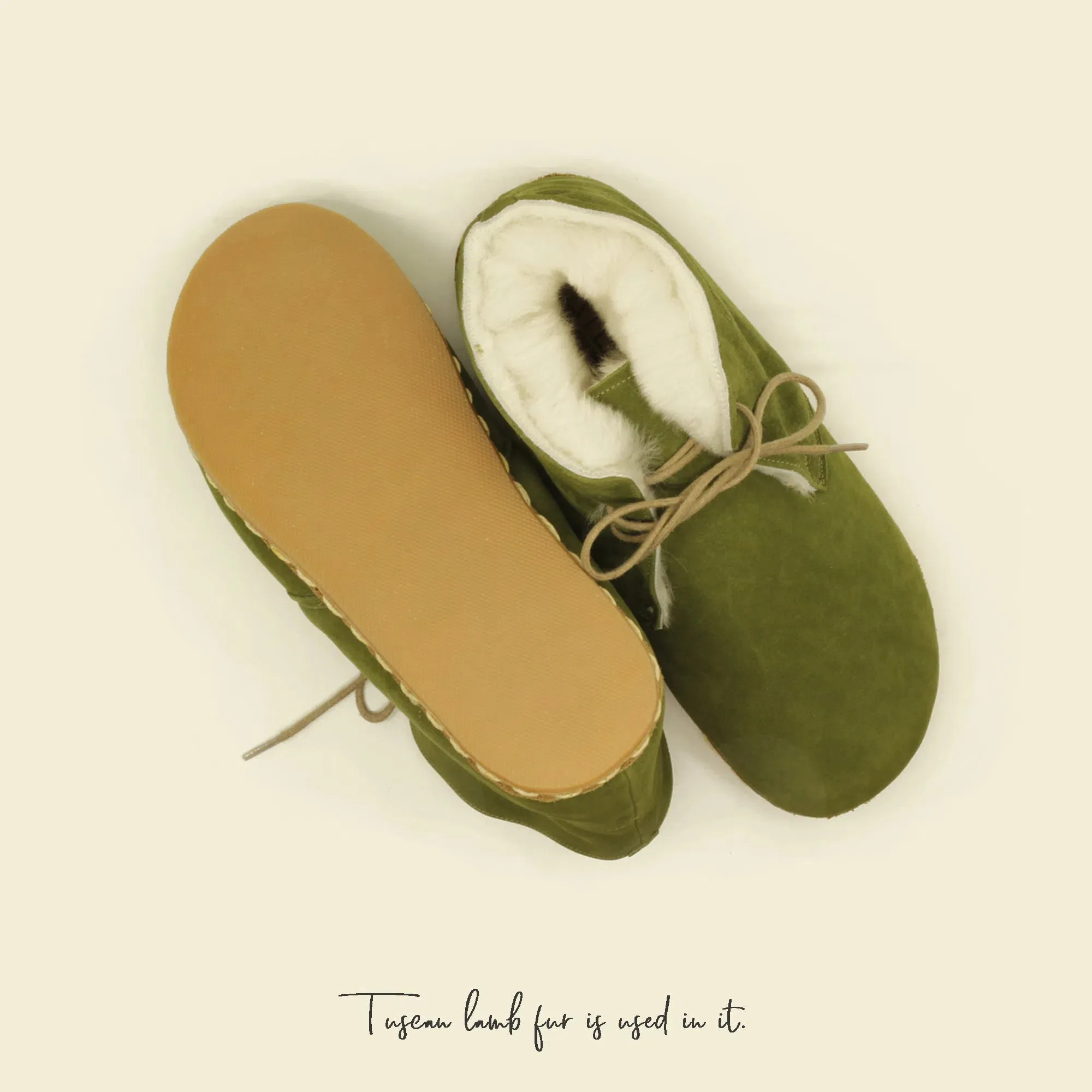 Barefoot Grounding Ankle Boots Green Men