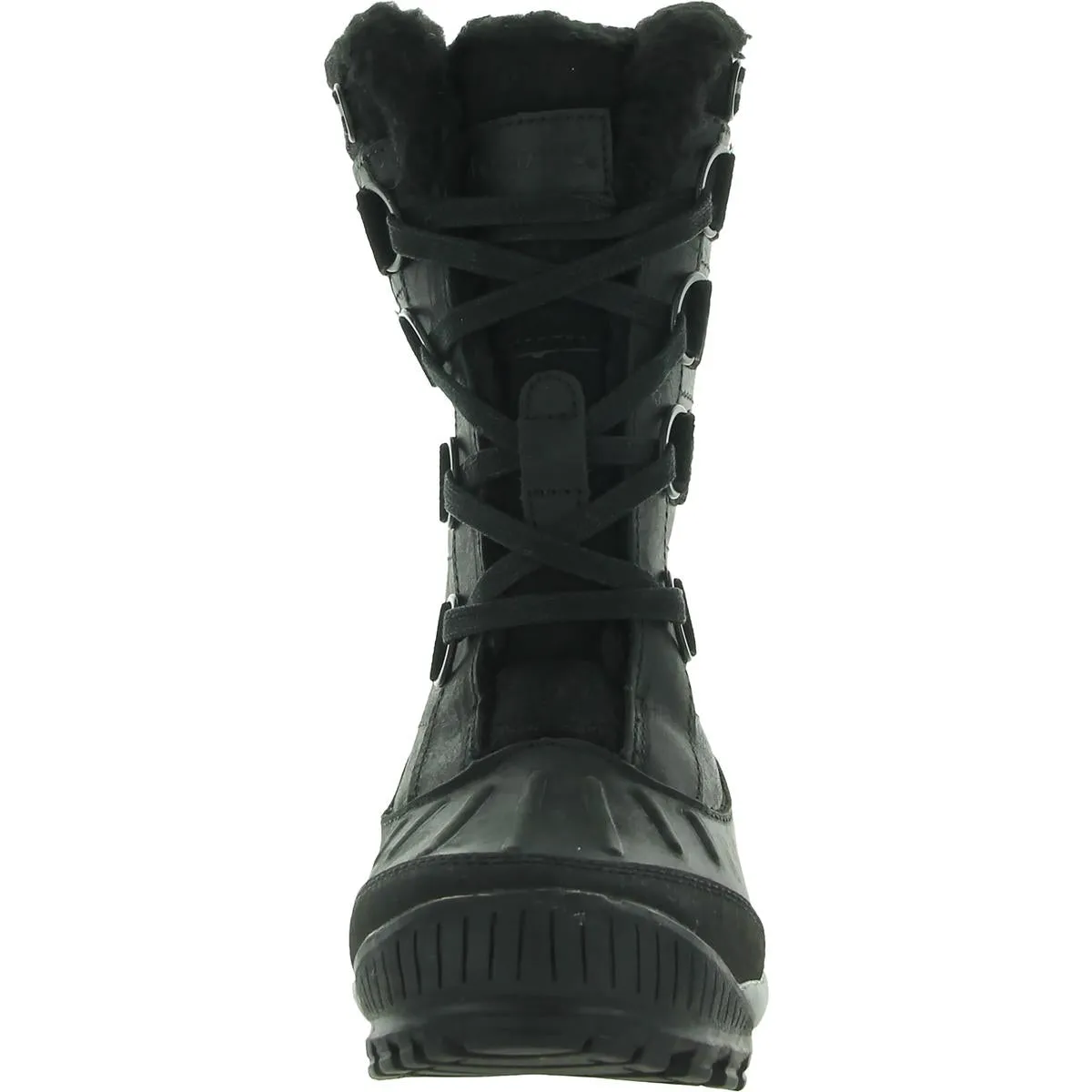 Bearpaw Womens Desdemona Leather Faux Fur Lined Snow Boots
