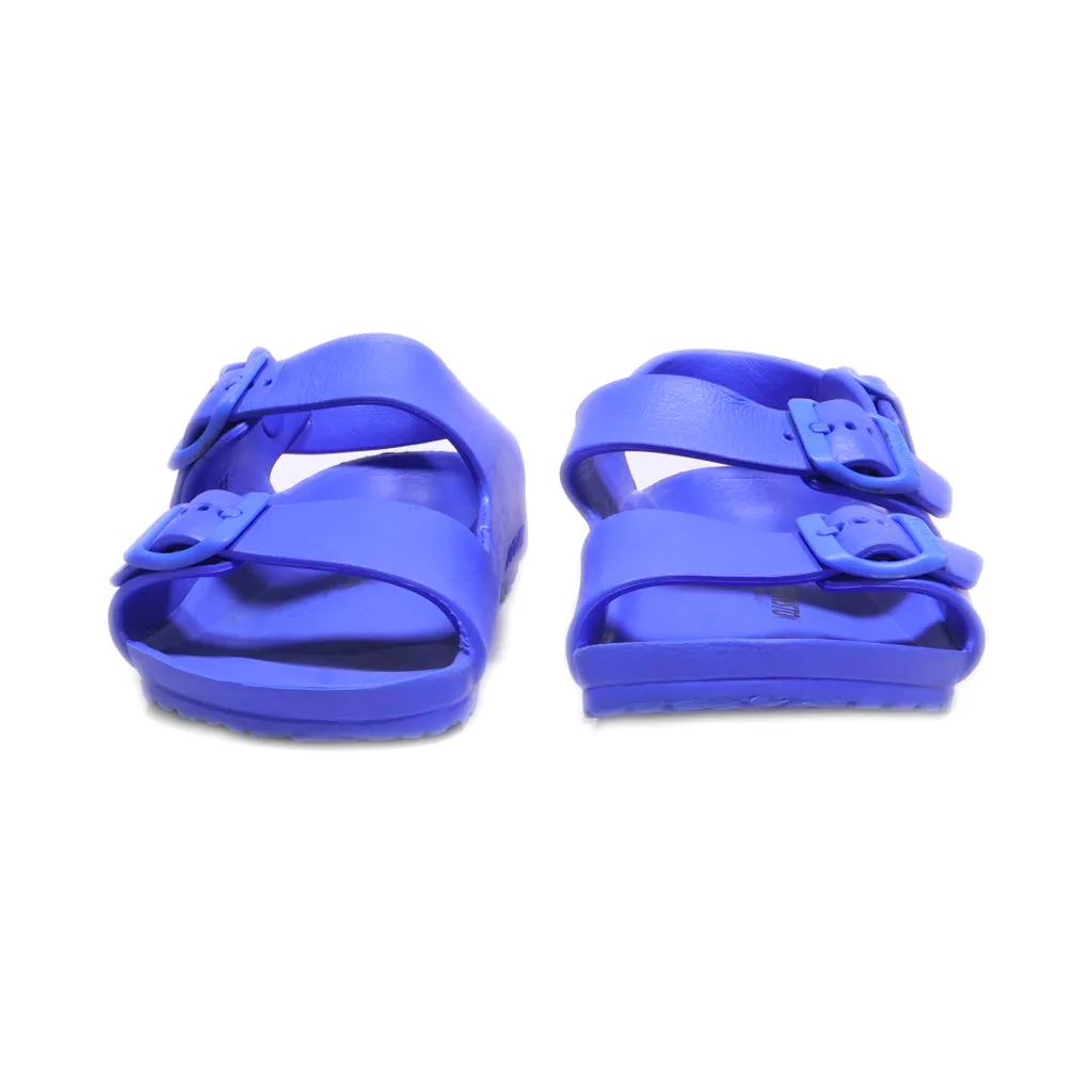 Birkenstock Flat Sandals Rubber Blue Colour For Kids