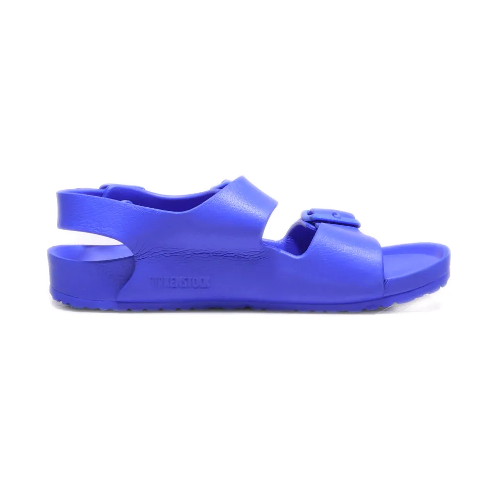 Birkenstock Flat Sandals Rubber Blue Colour For Kids