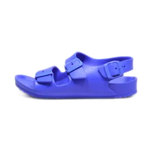 Birkenstock Flat Sandals Rubber Blue Colour For Kids