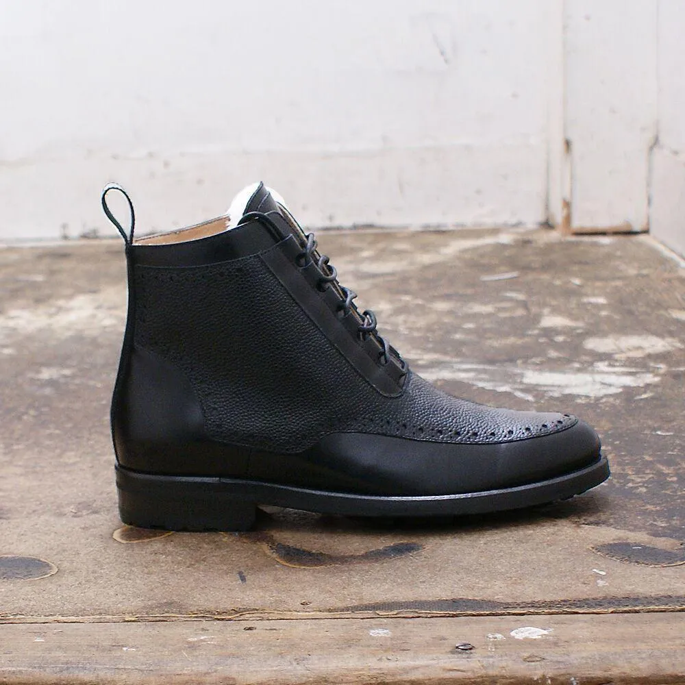 Black Freud Oxford Closing Boots