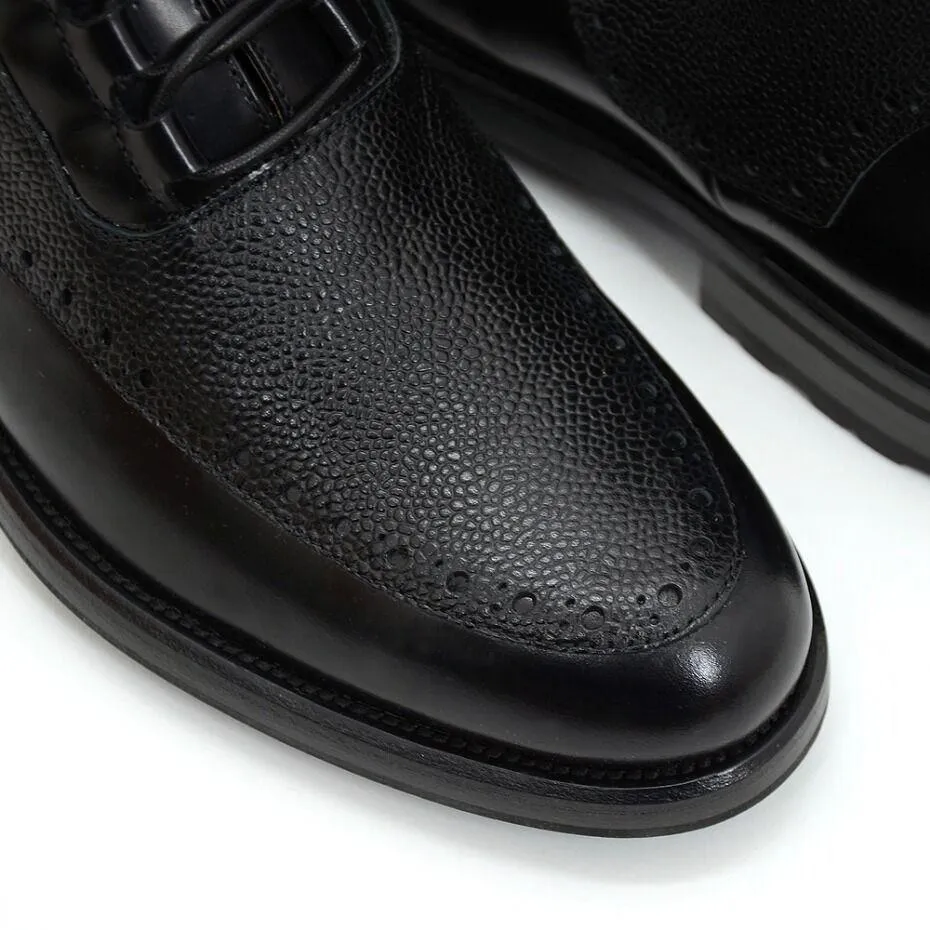Black Freud Oxford Closing Boots