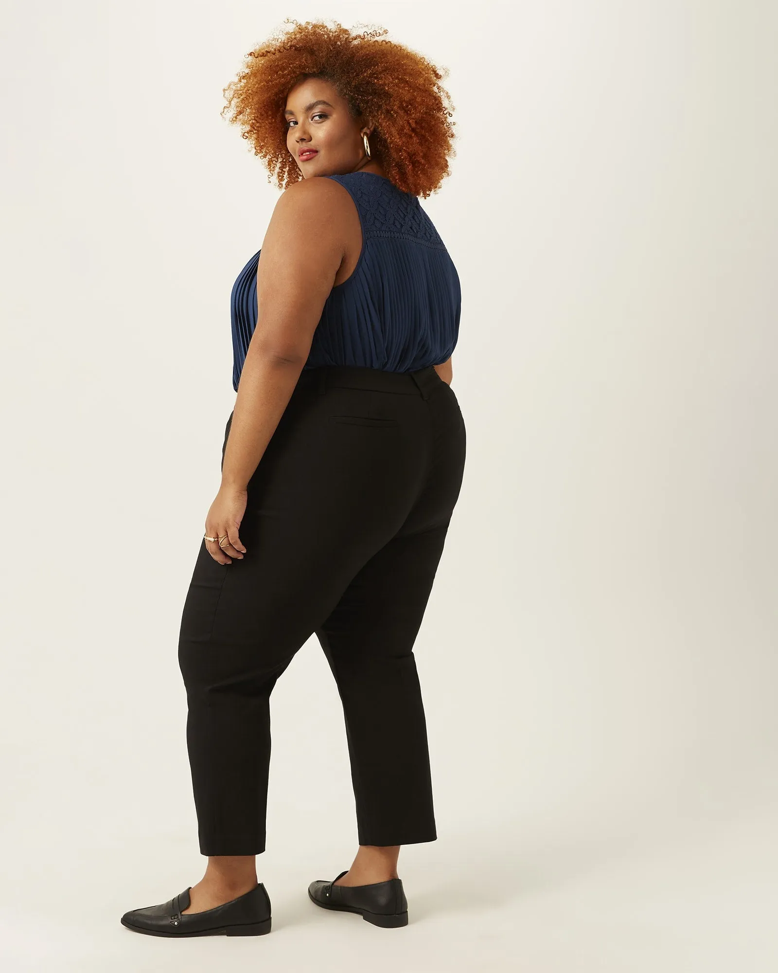 Caroline Ankle Pant | Black