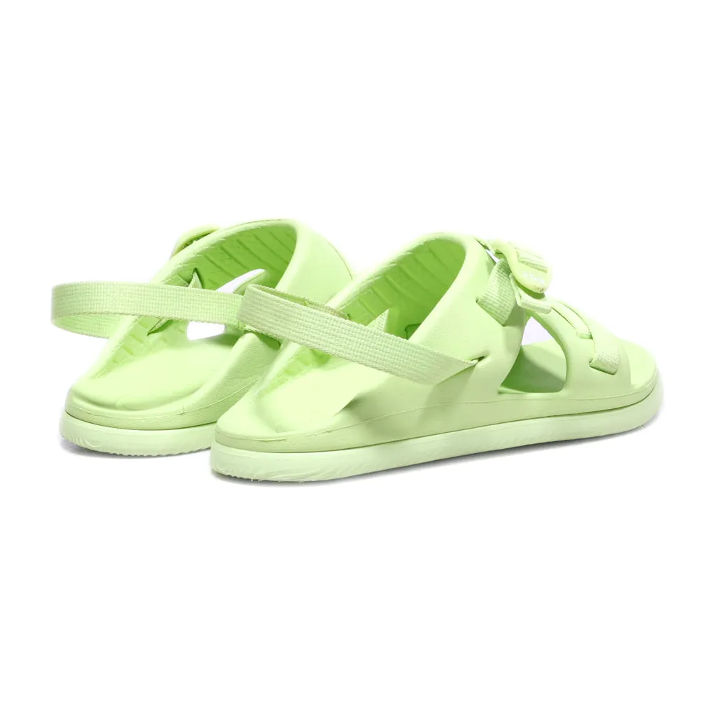 Chaco Flat Sandals Rubber Green Colour For Kids