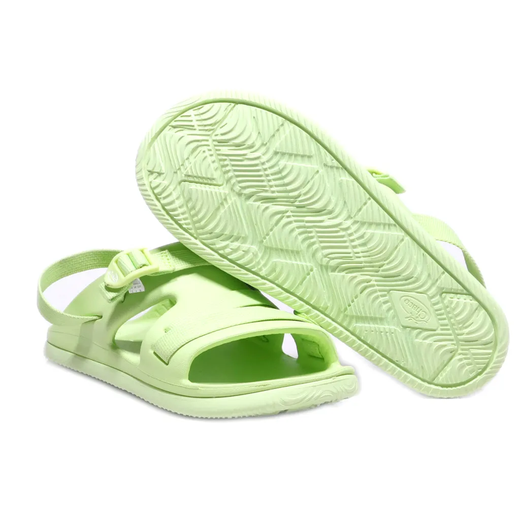 Chaco Flat Sandals Rubber Green Colour For Kids