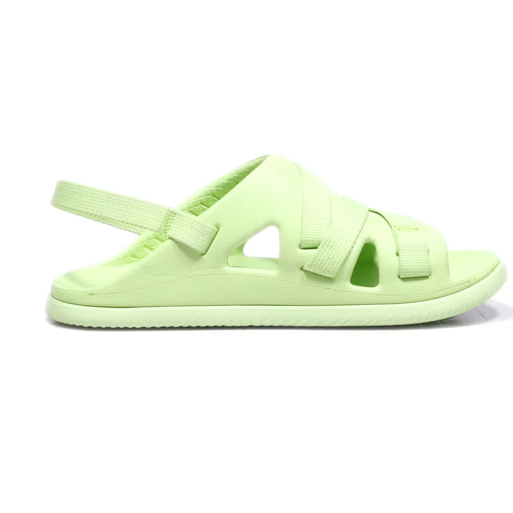Chaco Flat Sandals Rubber Green Colour For Kids