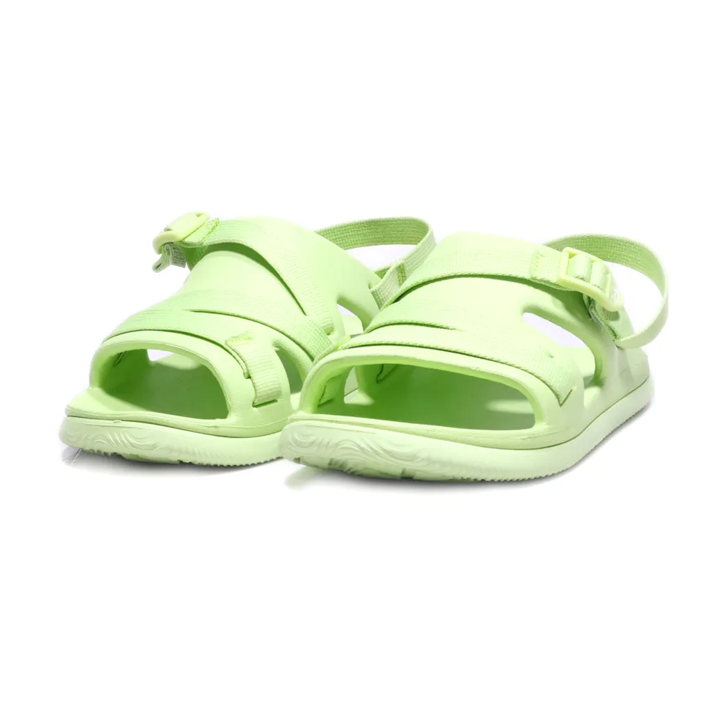 Chaco Flat Sandals Rubber Green Colour For Kids