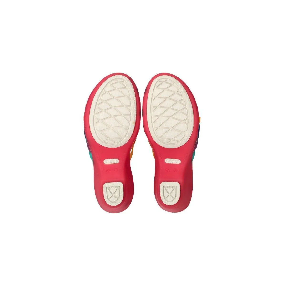 Crocs Hurache Wedge Shoes Rubber Multicolour Colour For Women