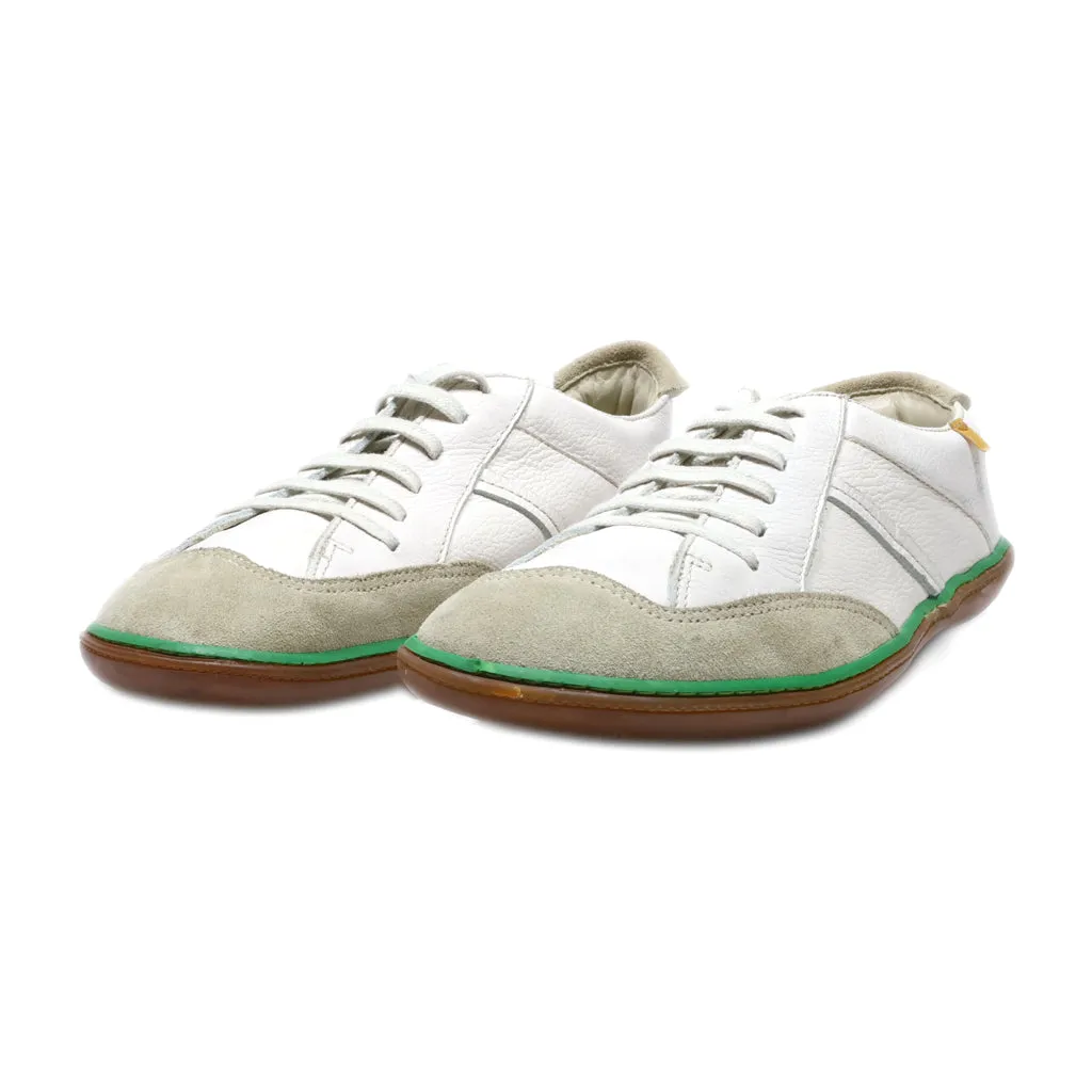 El Naturalista Low-Top Sneakers Leather White Colour For Men