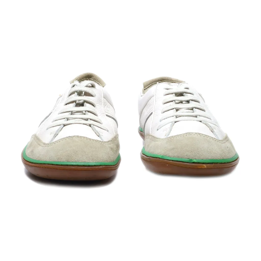 El Naturalista Low-Top Sneakers Leather White Colour For Men