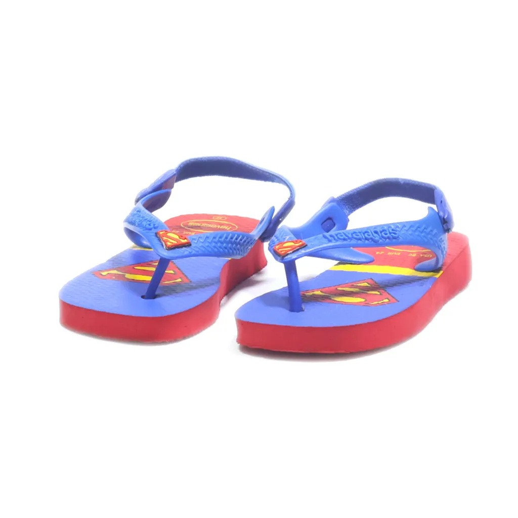 Havaianas Flat Sandals Eva Blue Colour For Kids