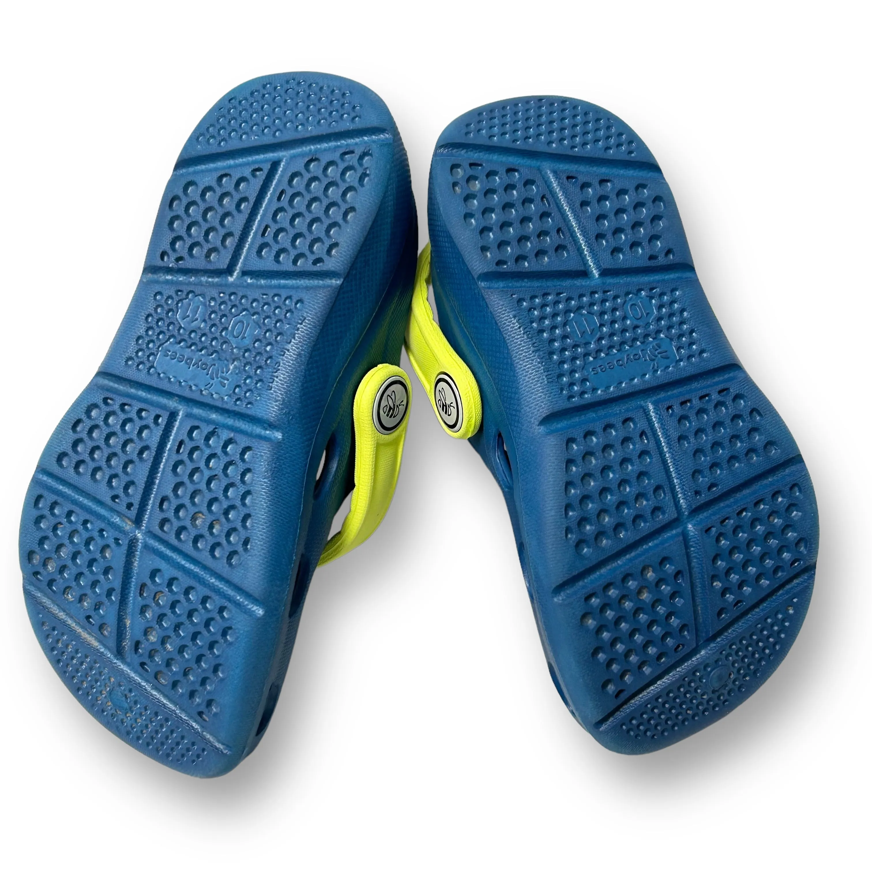 Joybees Big Boy Size 10/11 Blue Slide-On Active Clog Sandals