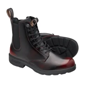 Lace Up Boot | Leather | Bordeaux Brush #2220