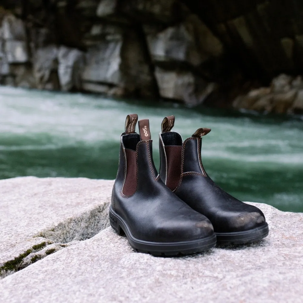 Men's Blundstone 500 Chelsea Boot in Stout Brown