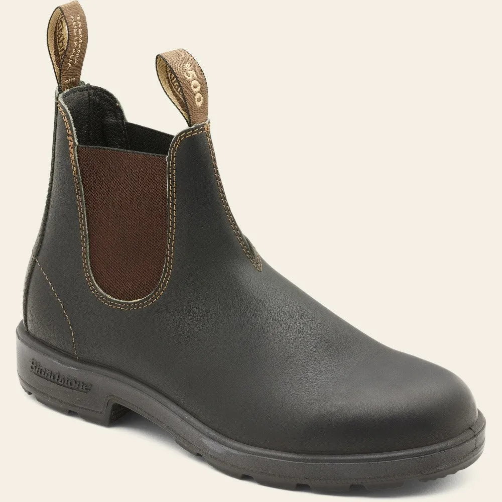 Men's Blundstone 500 Chelsea Boot in Stout Brown