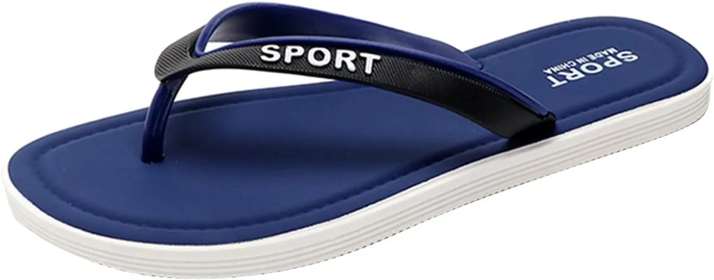 Mens Sport Flip Flops Men Shoes Fashion Beach Flip Flops Flat Toe Sandwich Beach for Men