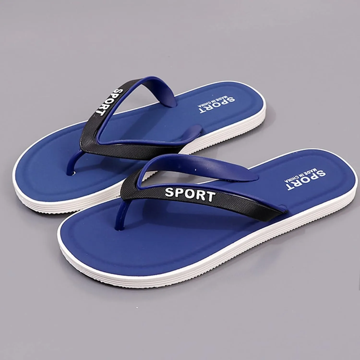 Mens Sport Flip Flops Men Shoes Fashion Beach Flip Flops Flat Toe Sandwich Beach for Men
