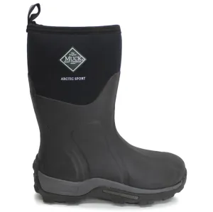 Muck Mens Boots Arctic Sport Mid Pull-On Wellington Rubber Textile - UK 8