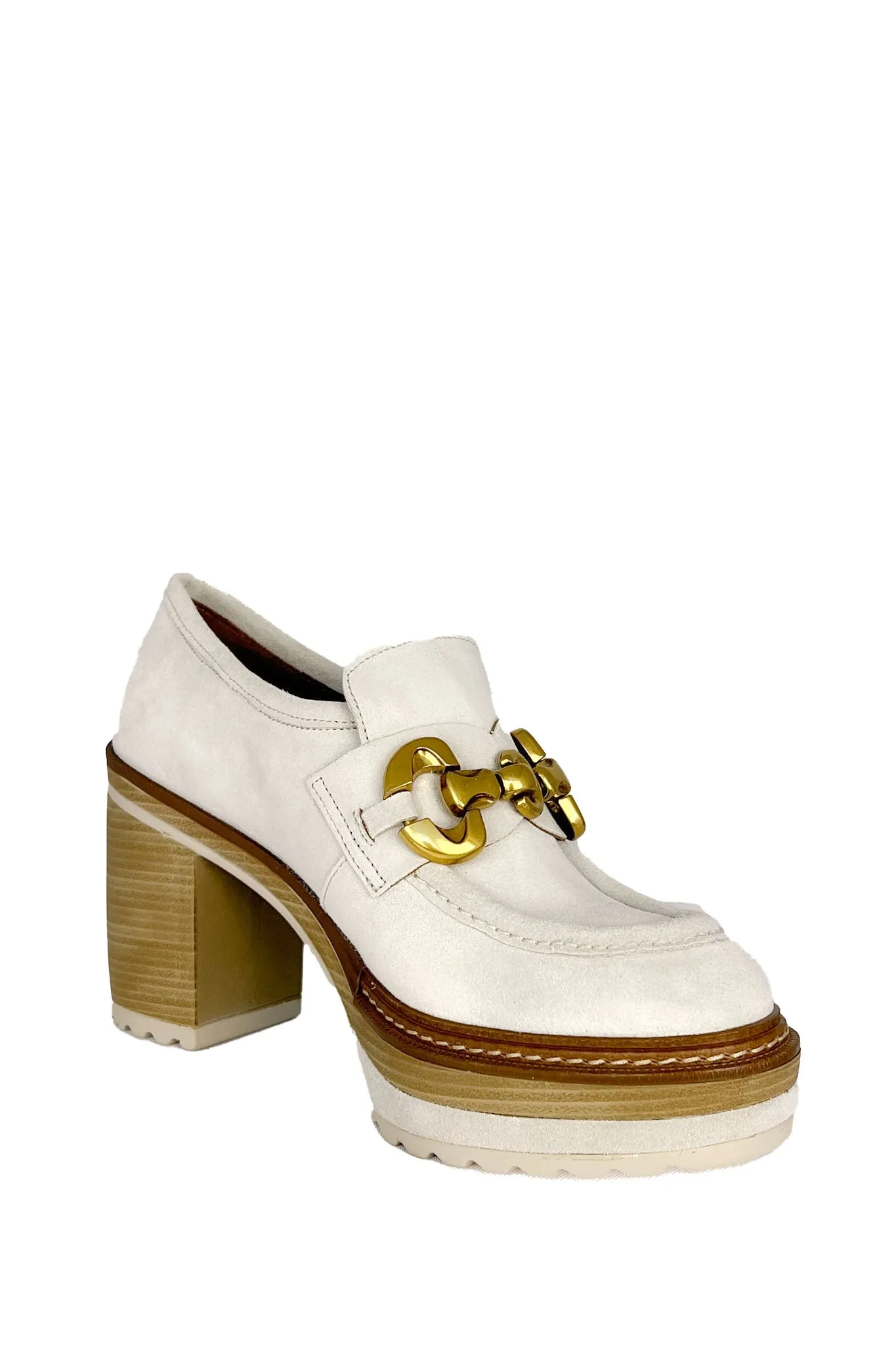 Olivia Loafer Heel - Hielo