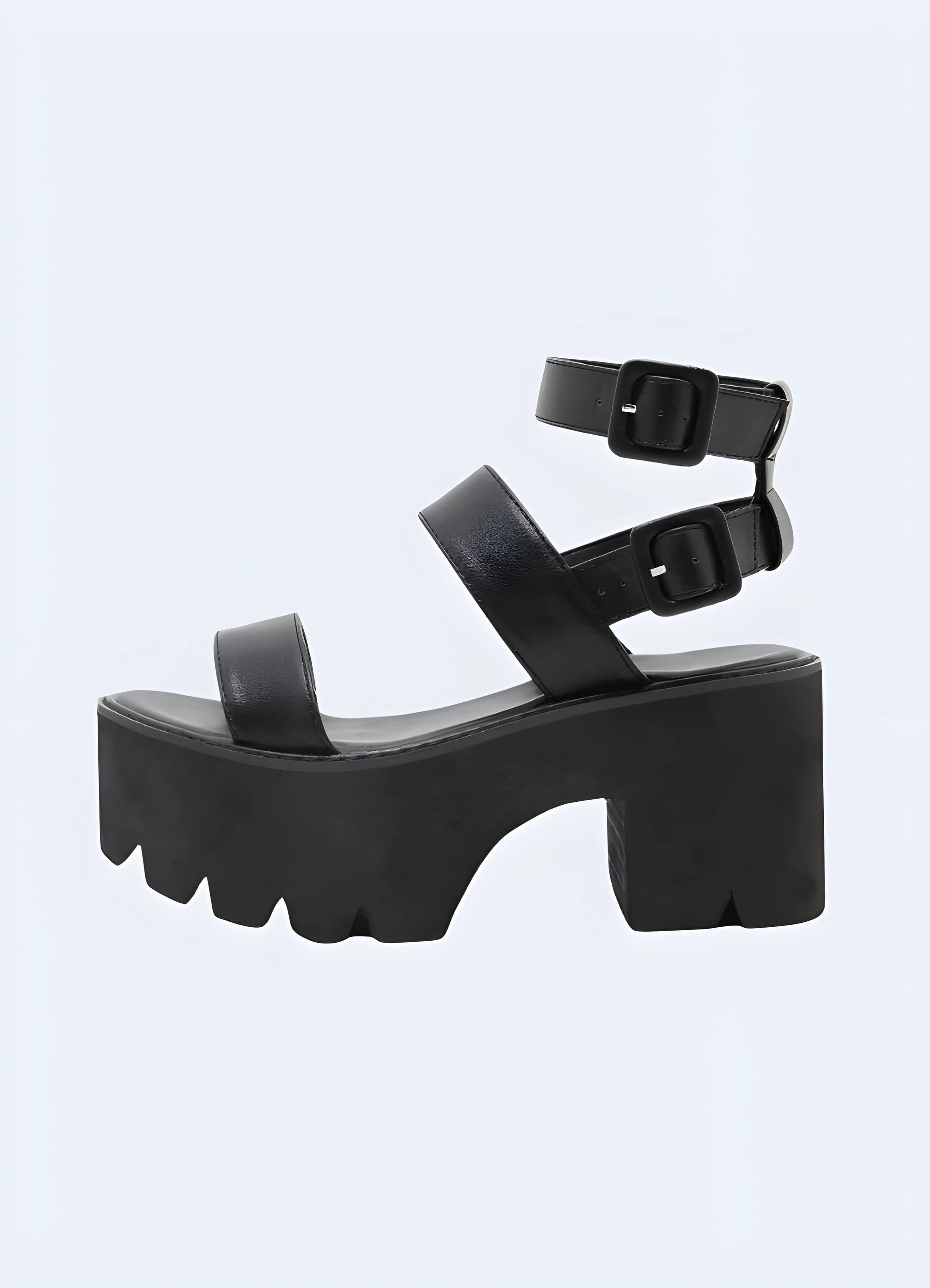 Strappy Chunky Heeled Sandals
