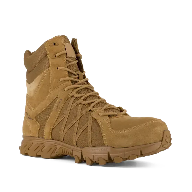 Trailgrip 8 Inch Composite-Toe Tactical Military Work Boot Coyote