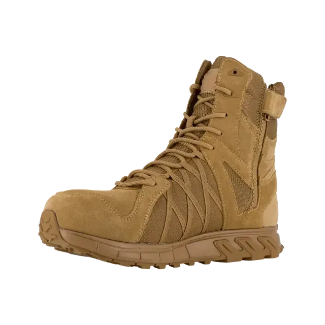 Trailgrip 8 Inch Composite-Toe Tactical Military Work Boot Coyote