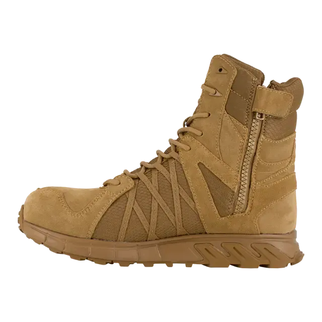 Trailgrip 8 Inch Composite-Toe Tactical Military Work Boot Coyote