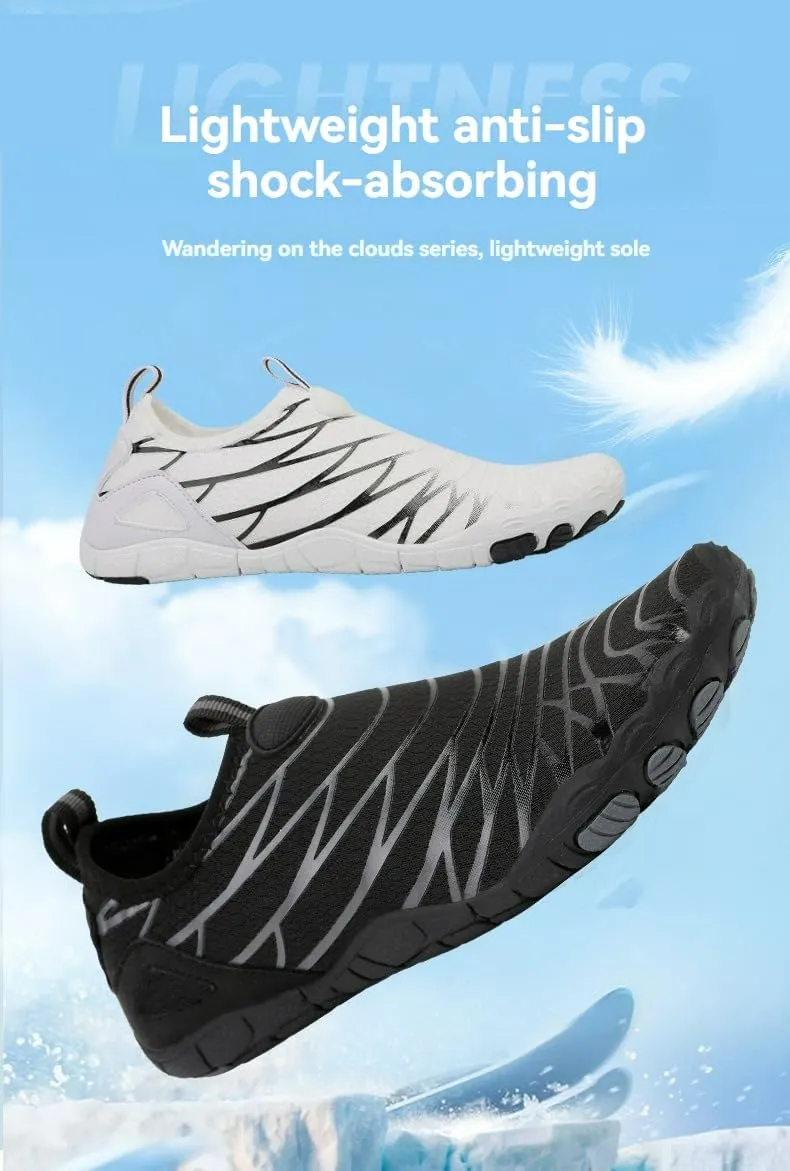 Water Shoes for Women Men Hike Trail Running Healthy & Non-Slip Barefoot Shoes Aqua Swim Beach Shoes Breathable Quick Dry Lightweight Shoes Outdoor Grounded Footwear