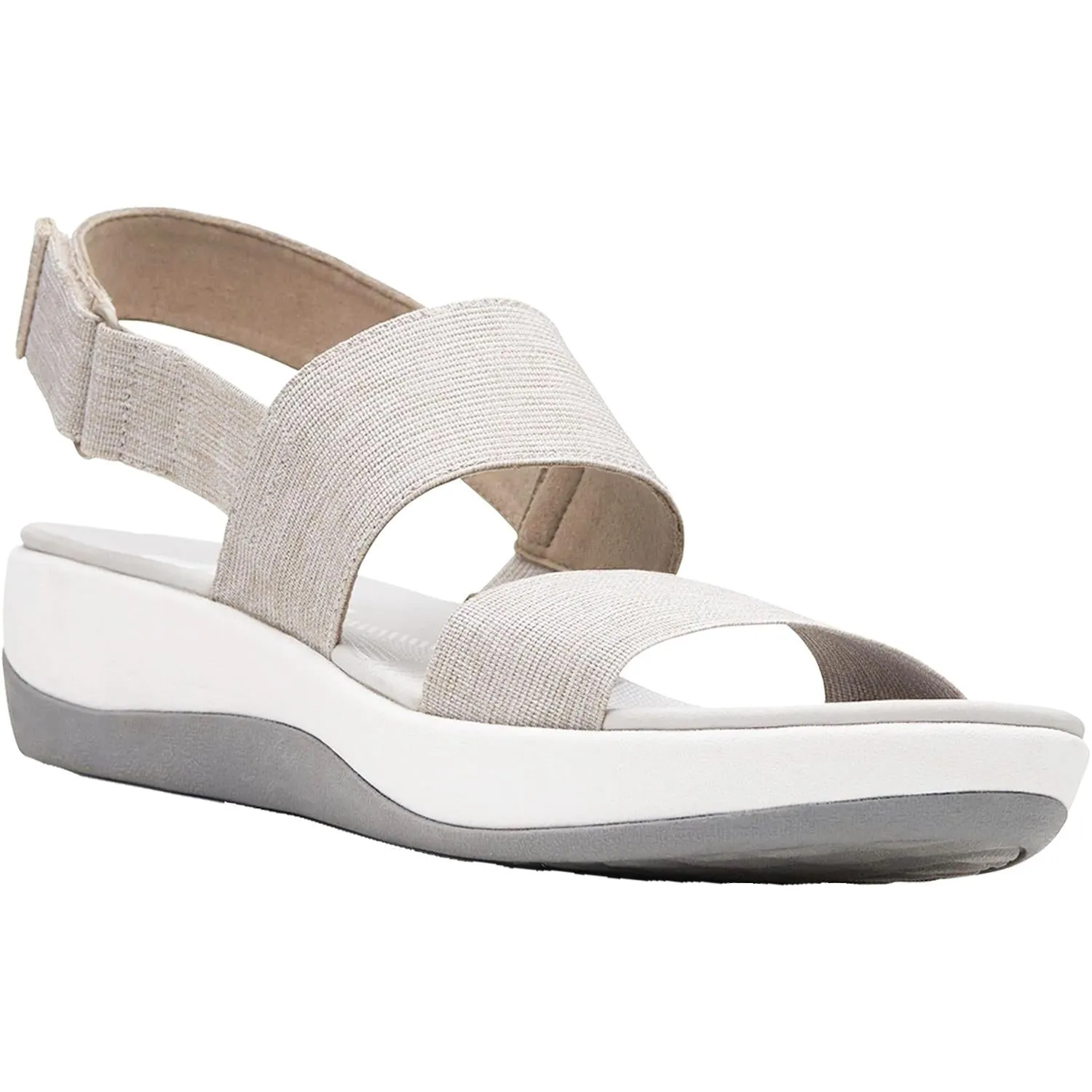 Women's Clarks Cloudsteppers Arla Jacory Sand Elastic Fabric